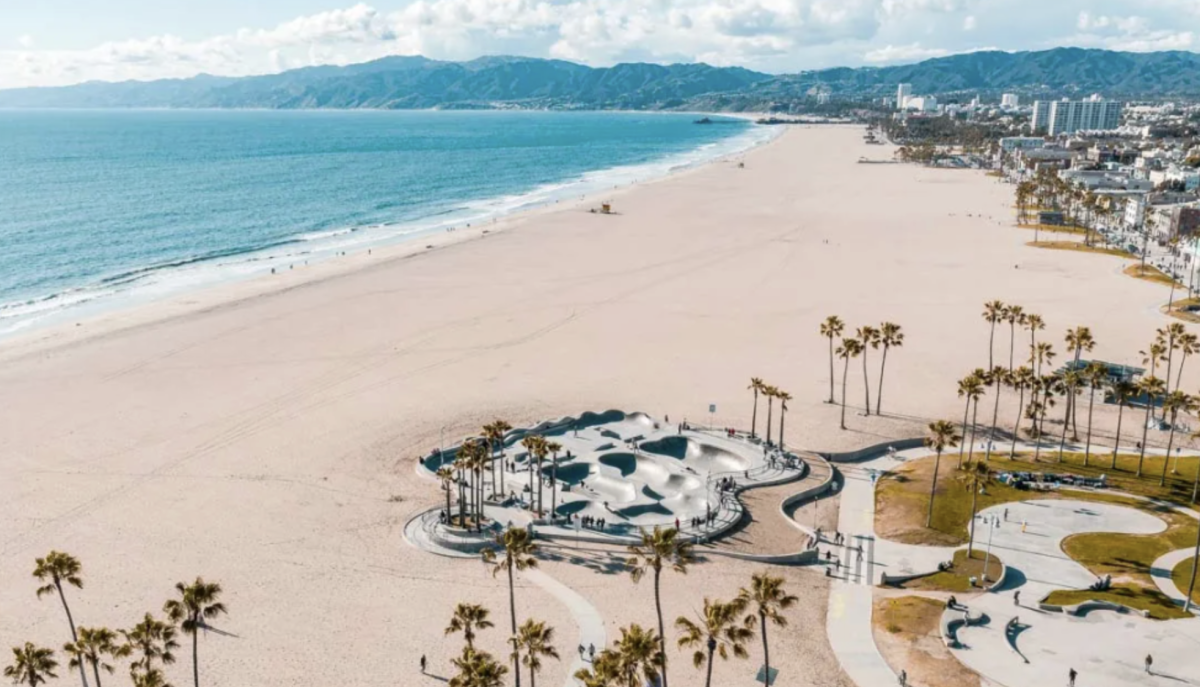 Courtesy of Visit California photo of a Los Angeles beach
